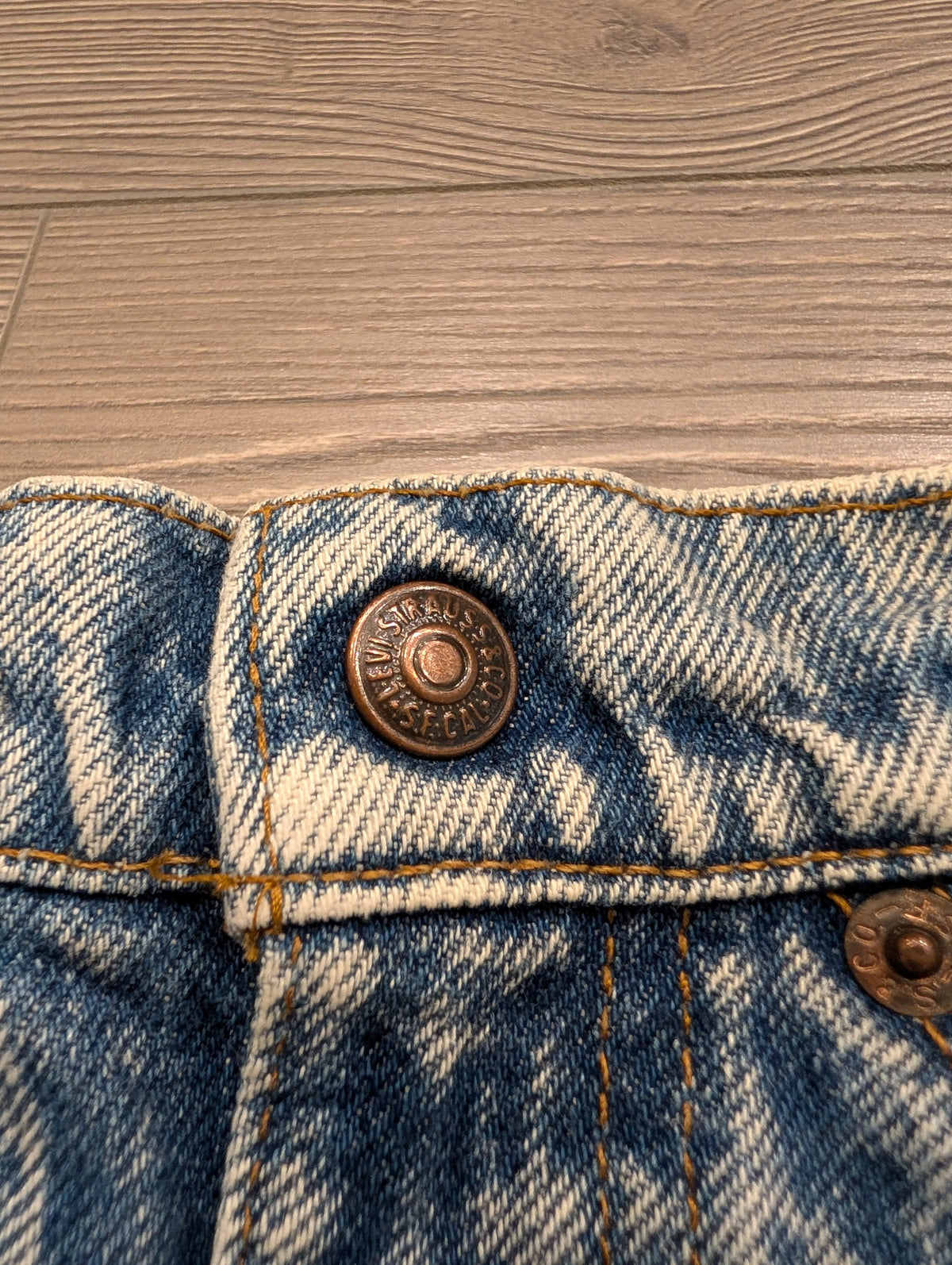 80s Youth Levis Acid Washed Jean Shorts