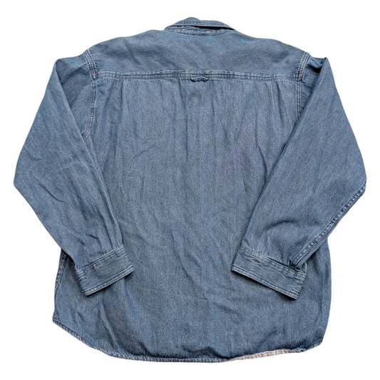 Y2K Carl Edwards NASCAR Long Sleeve Denim Shirt