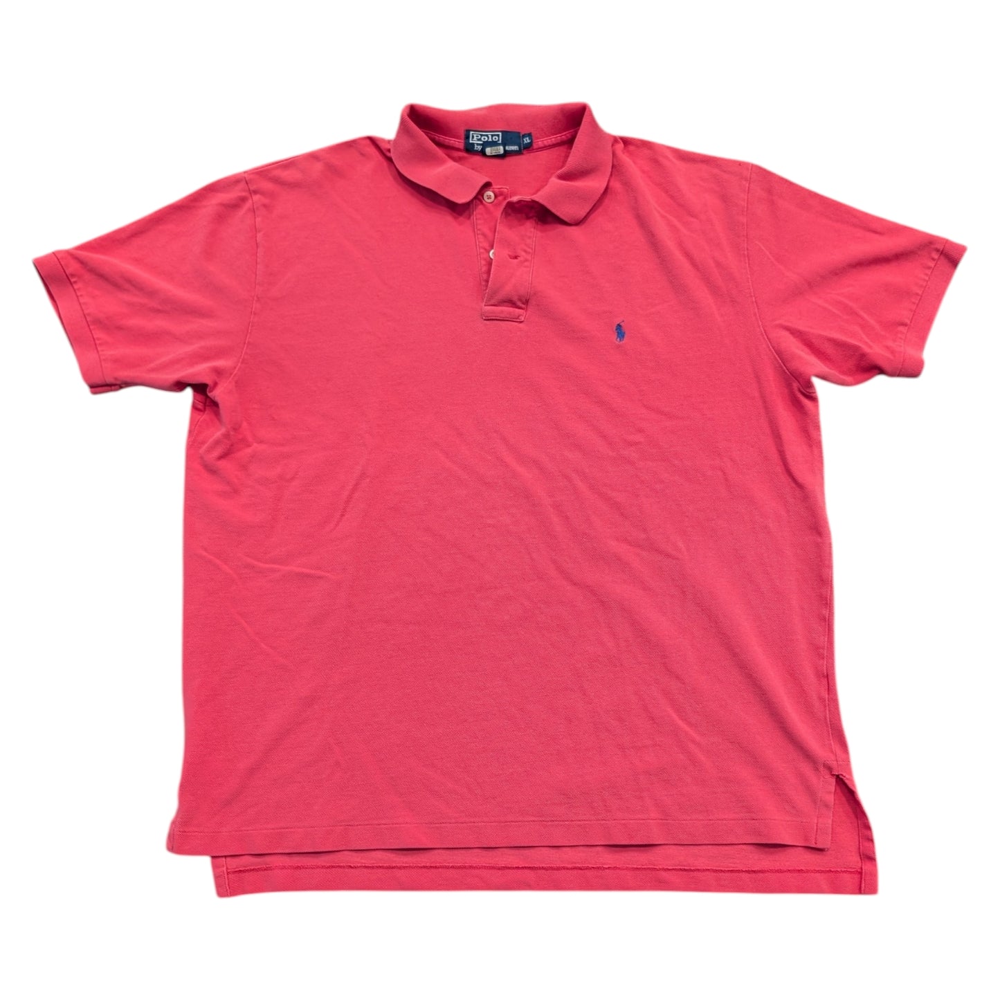 90s Solid Red Ralph Lauren Polo Short Sleeve Shirt