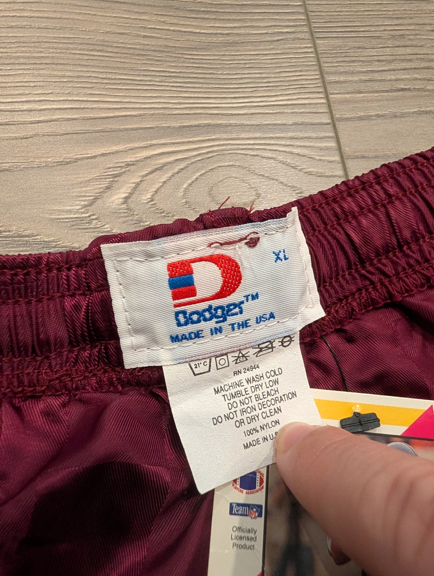 80s NWT Checkered Nylon Athletic Shorts