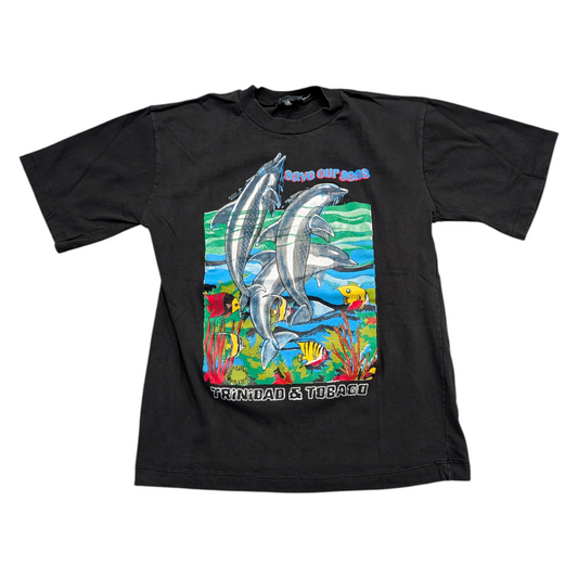 90s Save Our Seas Trinidad & Tobago Short-sleeve T-shirt