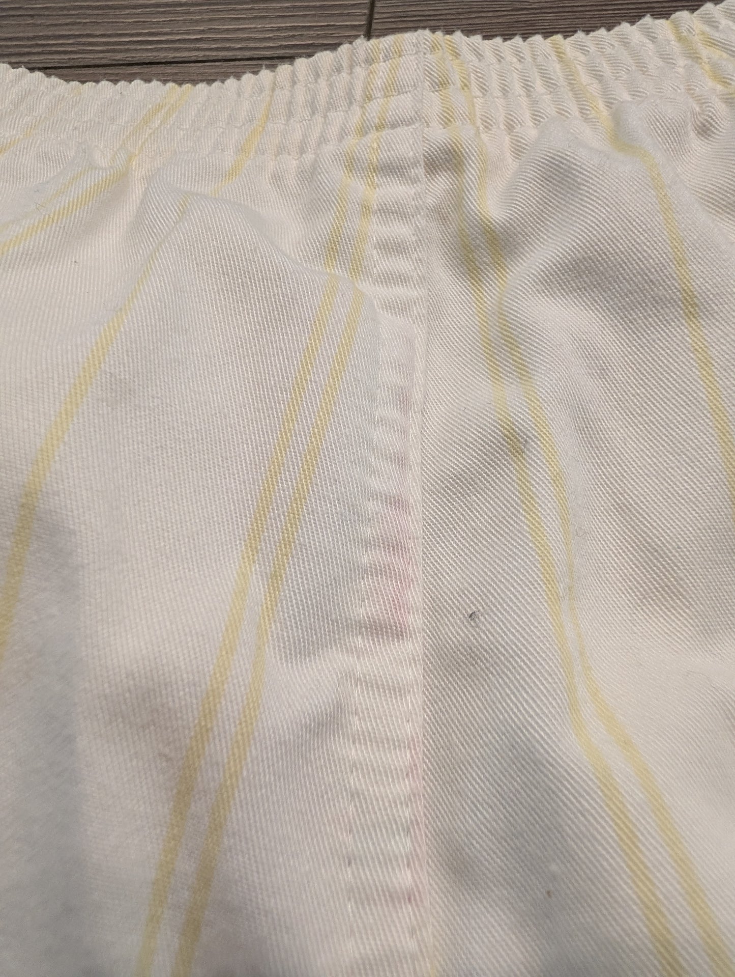 90s Youth Yellow Pinstriped Shorts