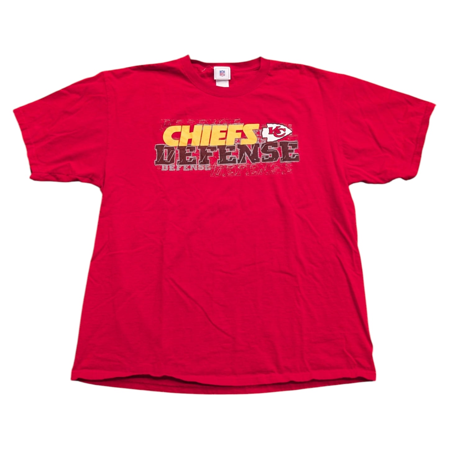 Y2K Kansas City Chiefs Defense Short Sleeve T Shirt