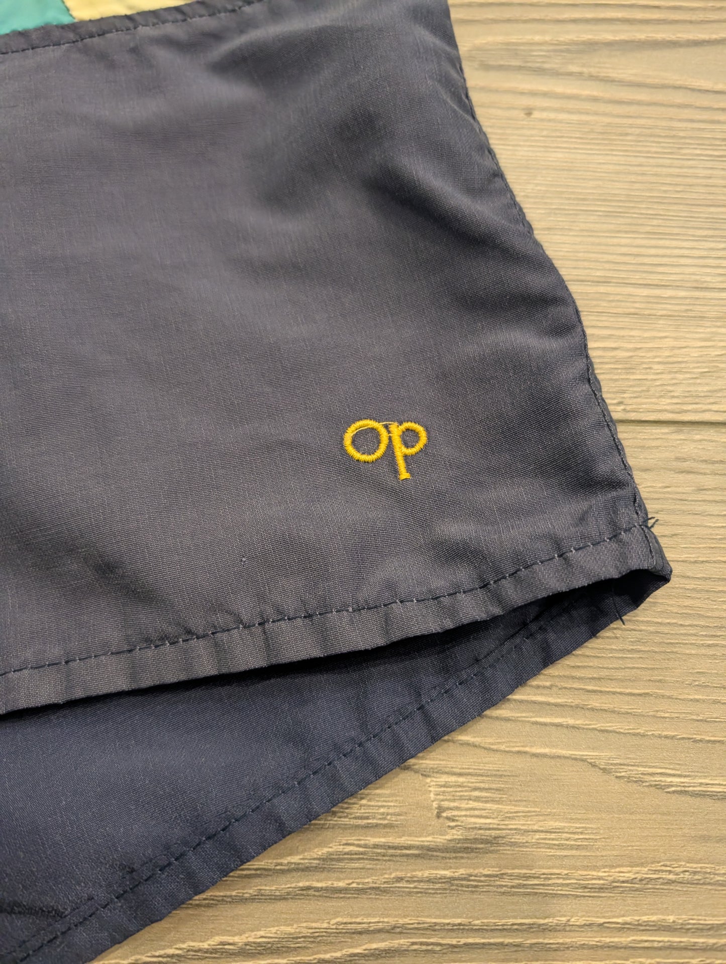90s' Color Block OP Board Shorts