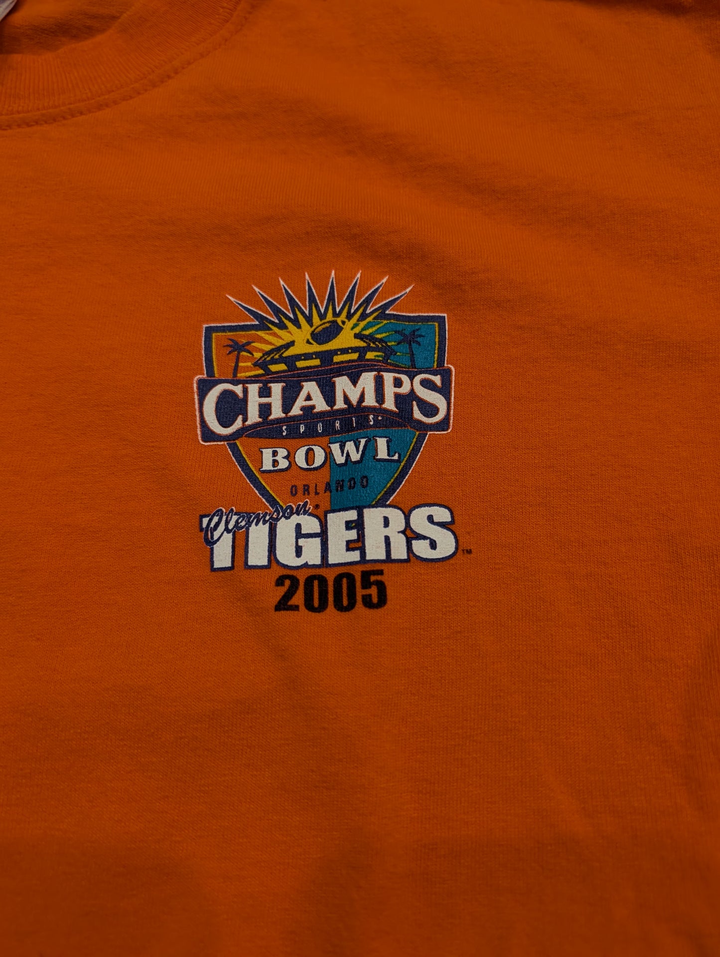 2005 Clemson University Sports Bowl Champs Short Sleeve T shirt