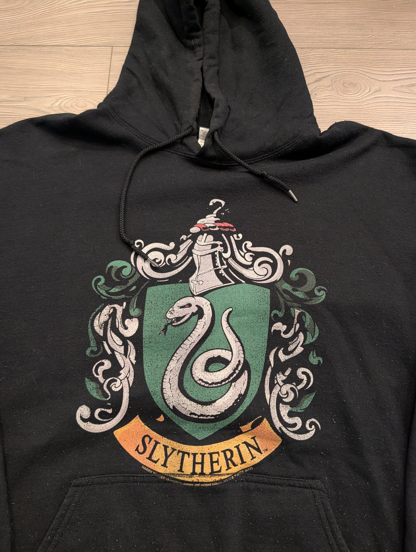 Harry Potter Slytherin Coat of Arms Hooded Sweatshirt