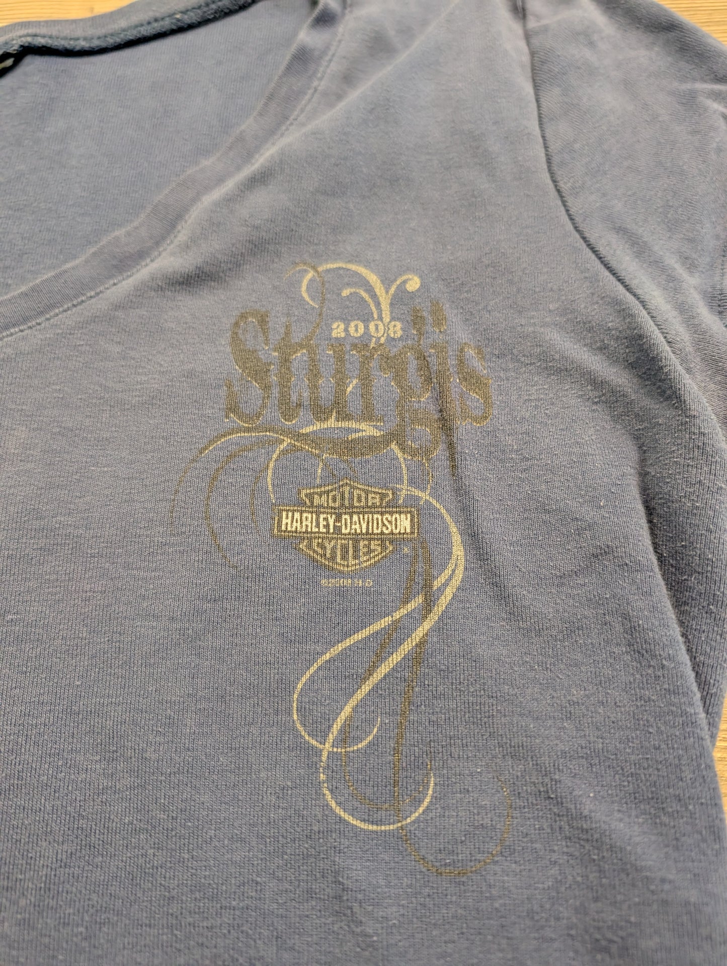 2008 Women's Sturgis Harley-Davidson Devils Tower Run T-shirt