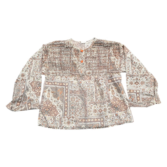 70s/80s Misses Bohemian-Style Peasant Blouse