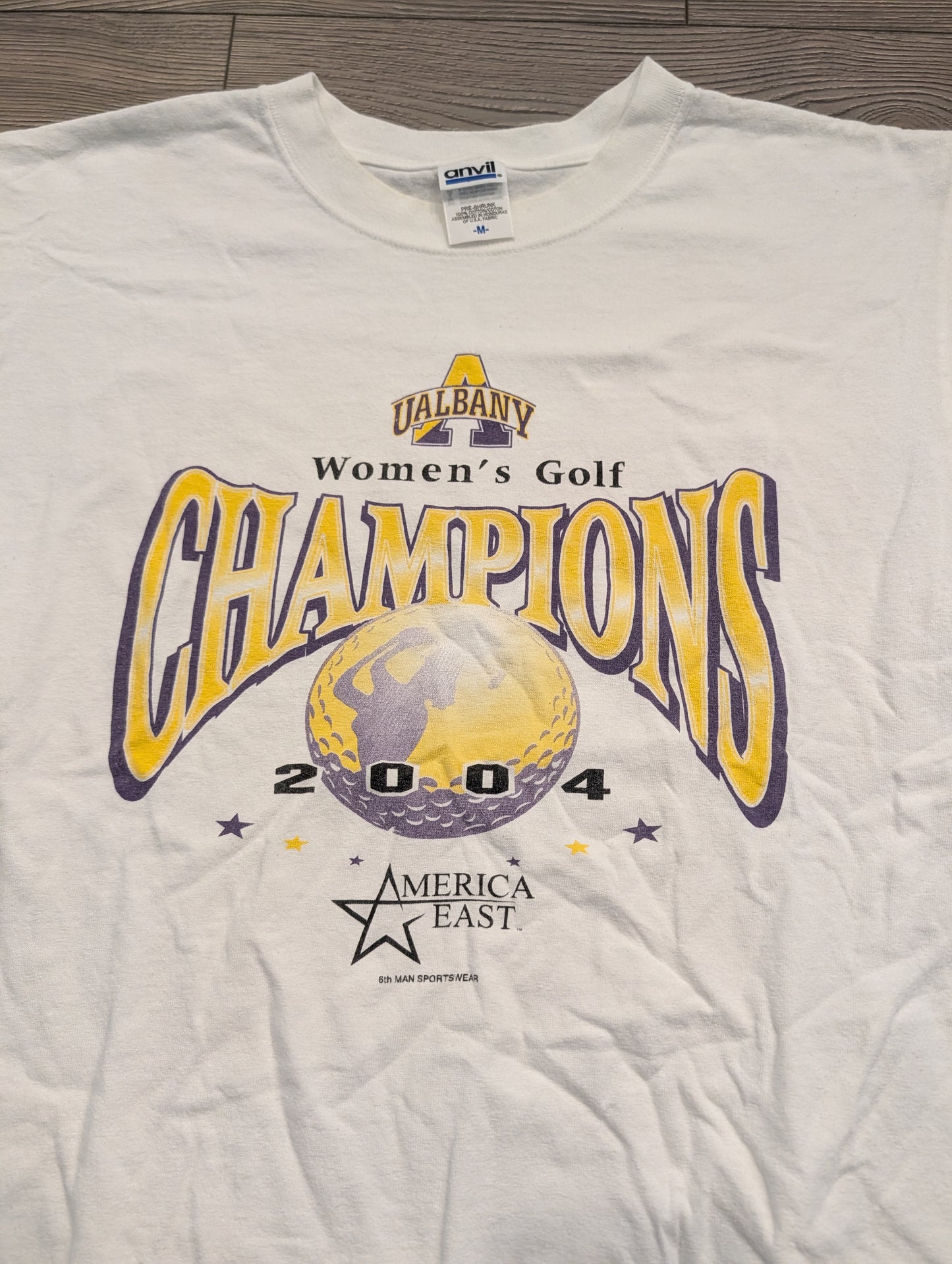 2004 Womens Golf U Albany Champions T Shirt
