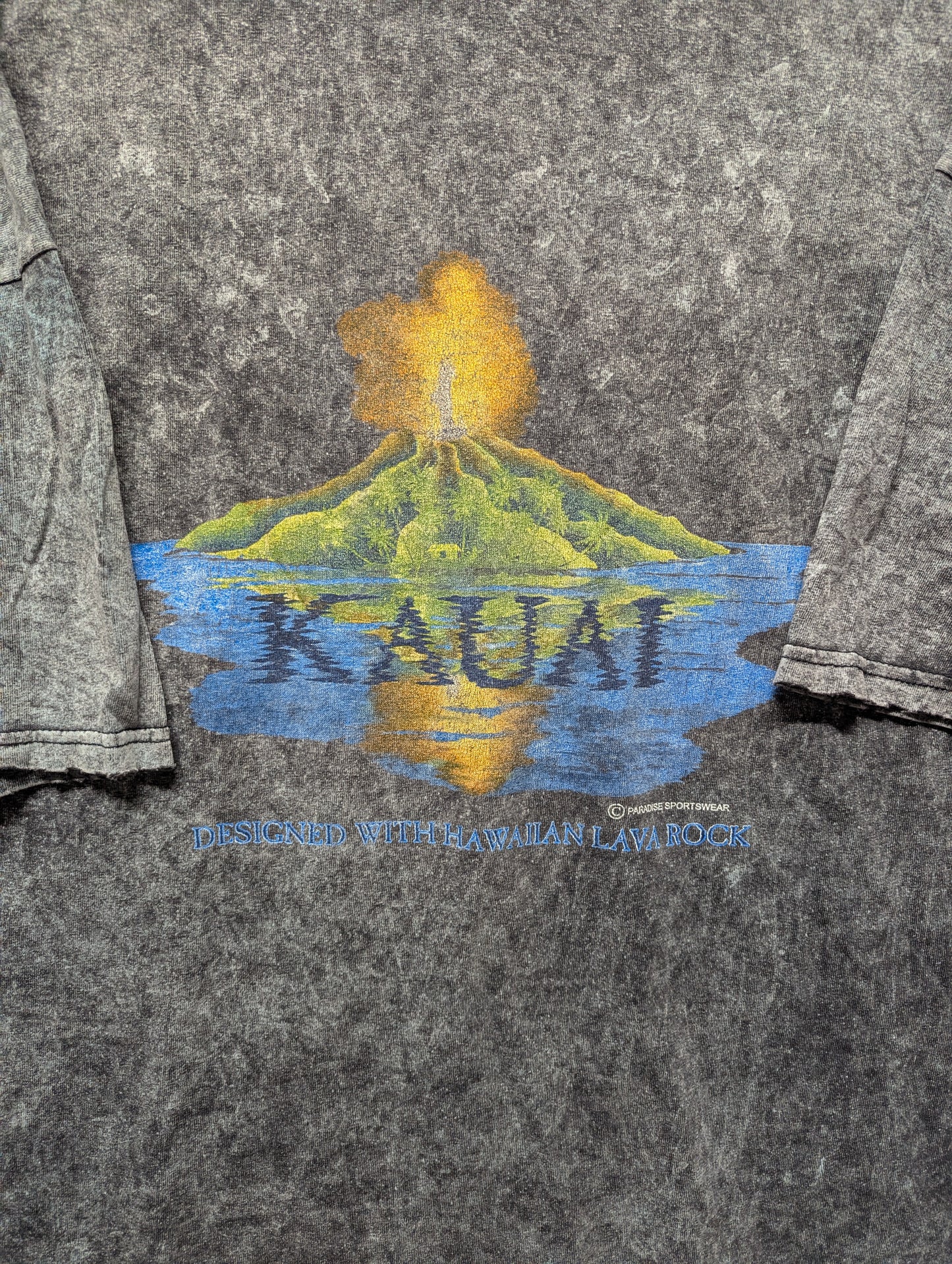 90s Lava Blue Hawaii T Shirt