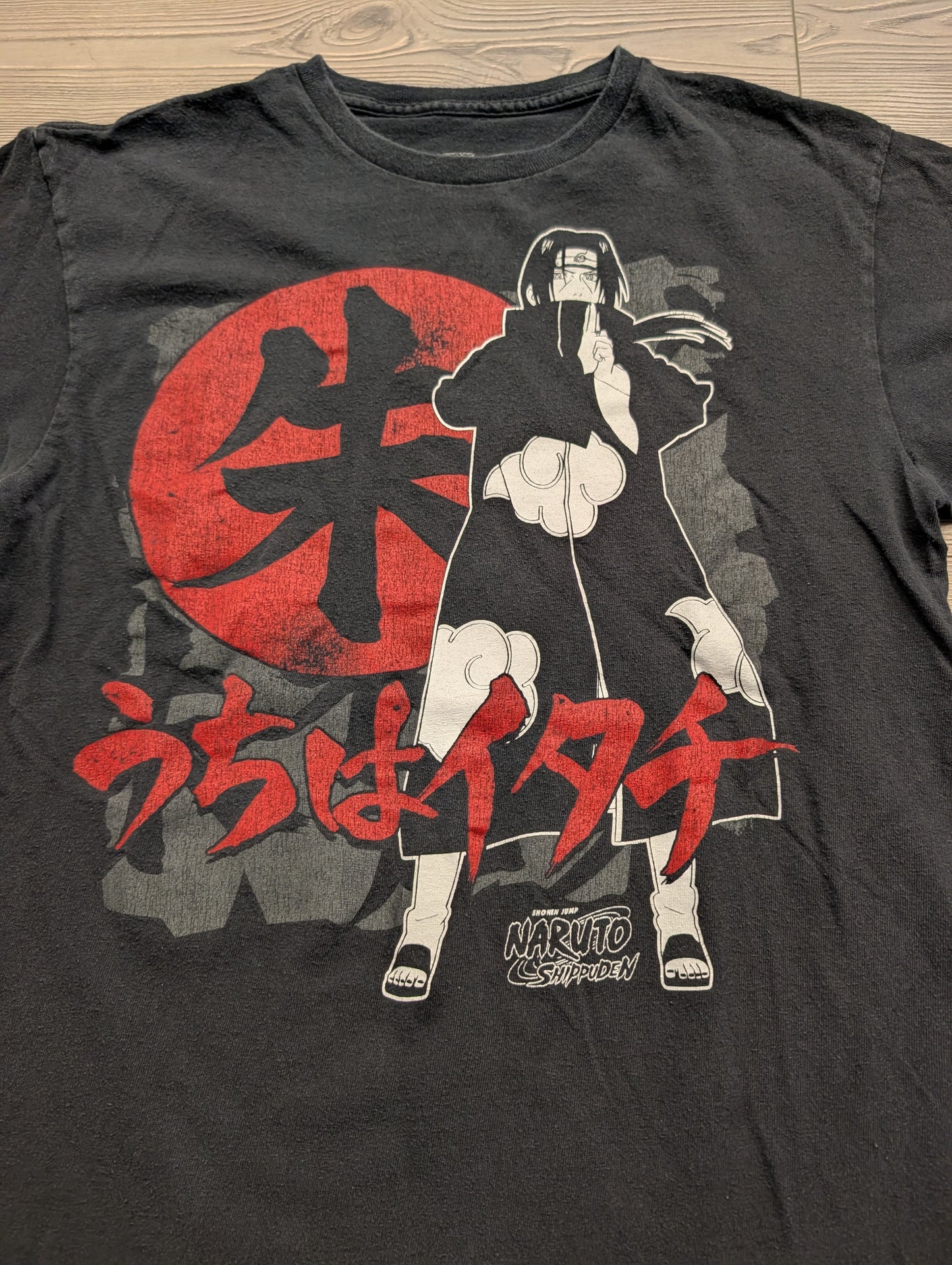 2007 Naruto Shippuden Short Sleeve Graphic T shirt