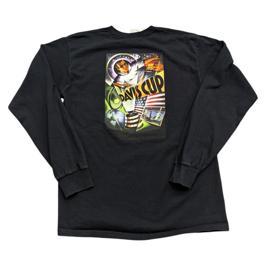2007 USA vs. Spain Davis Cup Tennis Long Sleeve T shirt