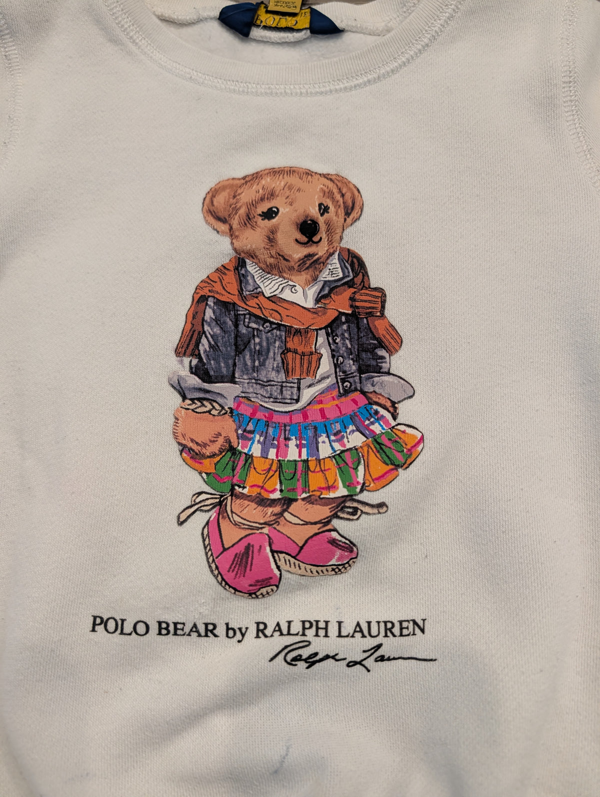 Youth Polo Ralph Lauren Polo Bear Crewneck Sweatshirt
