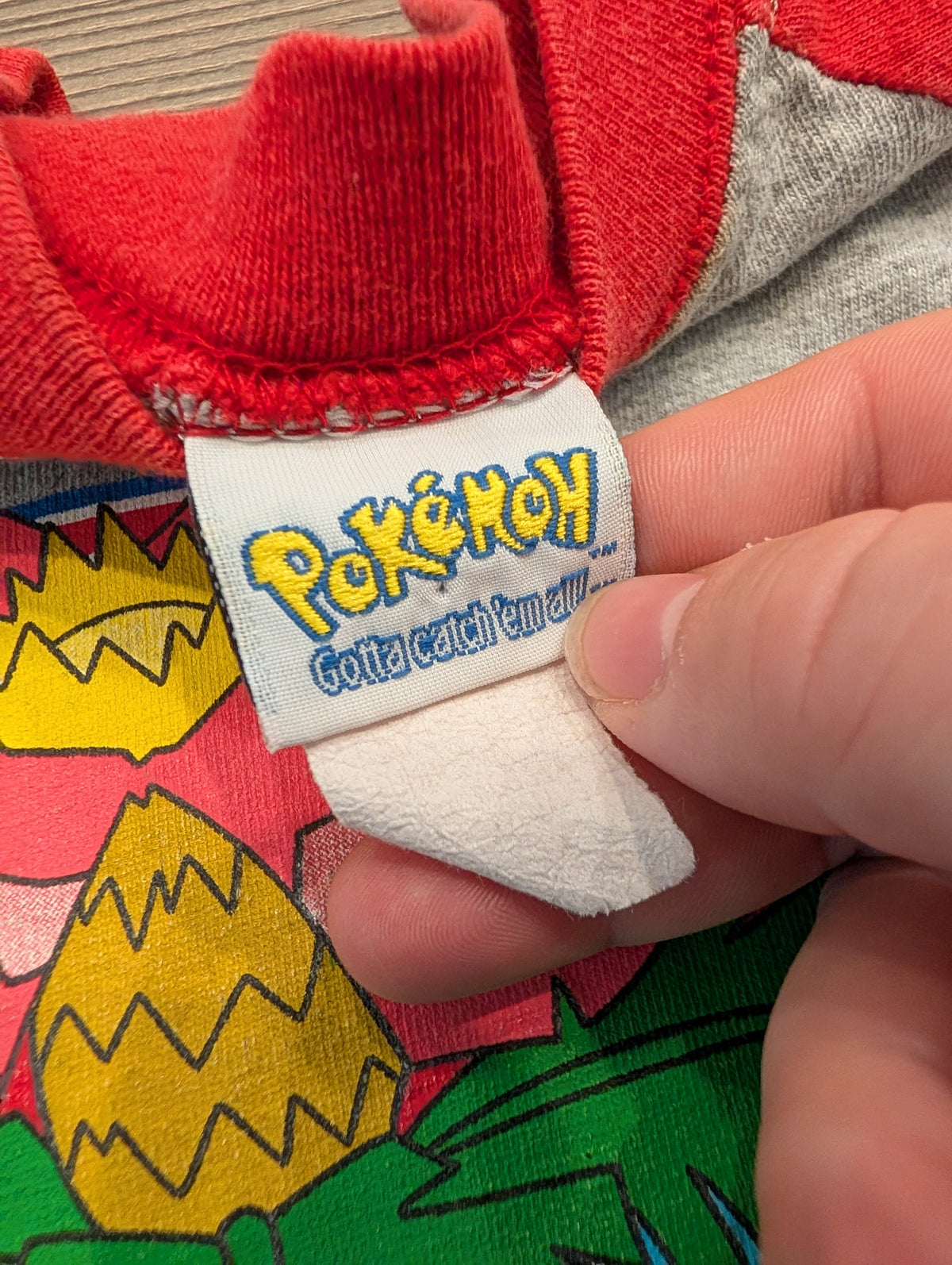 1999 Youth Venusaur Sports Series 3/4 Sleeve Pokémon T-shirt
