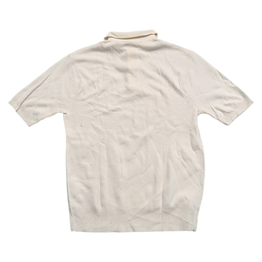70s Cream Colored Short Sleeve Shirt