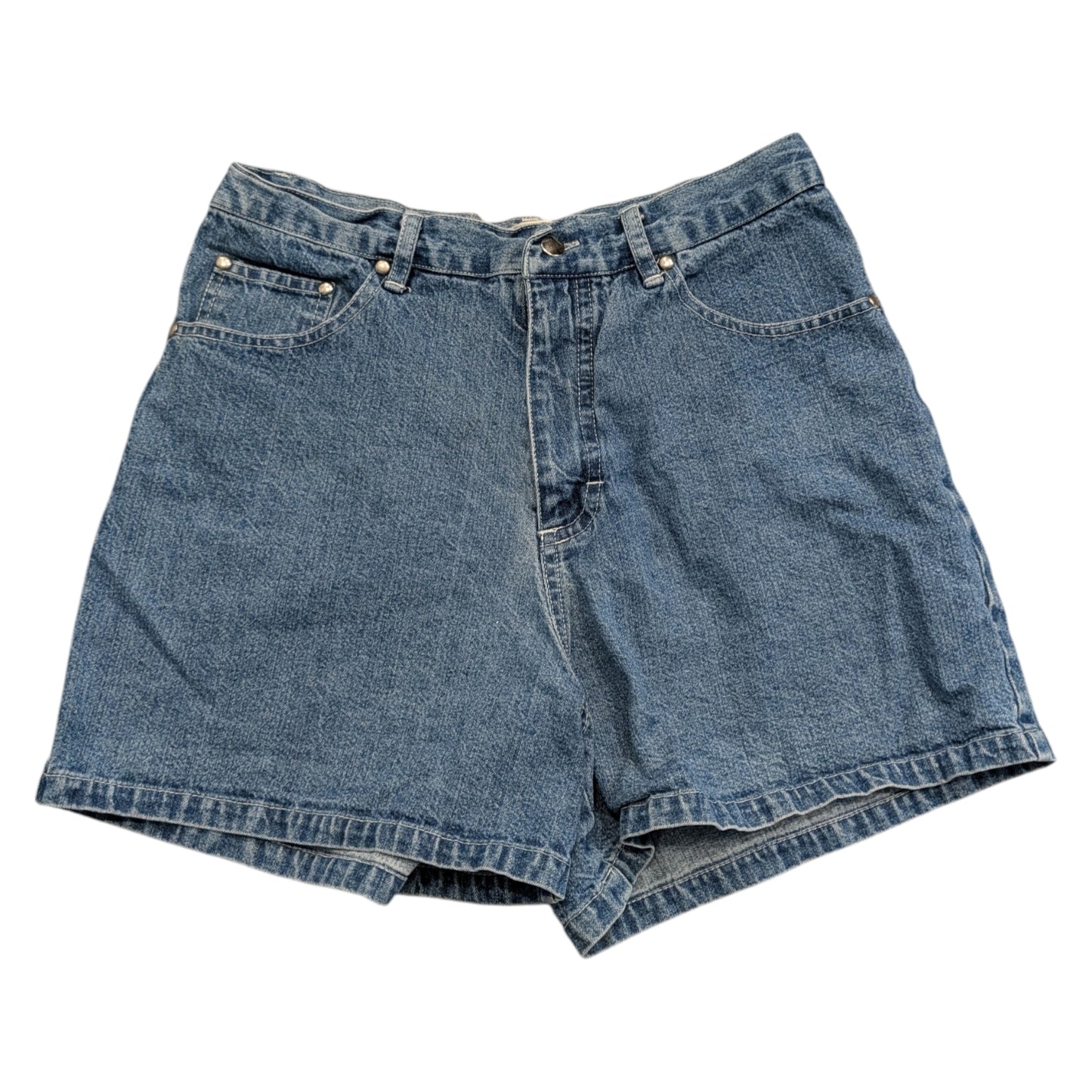90s Women's Relaxed Fit Stone Washed Jean Shorts