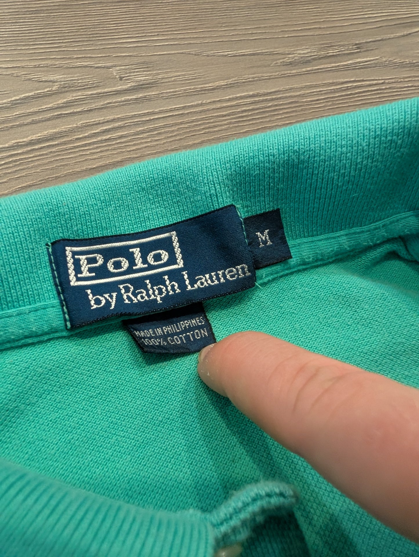 90s Ralph Lauren Solid Polo Short Sleeve shirt