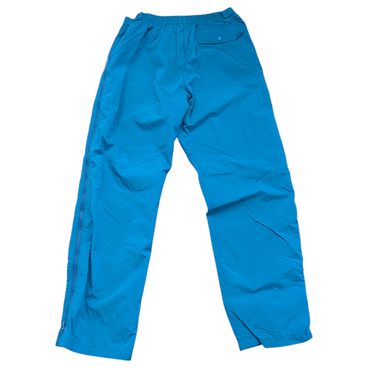 90's/Y2K Blue Nylon Warm Up pants