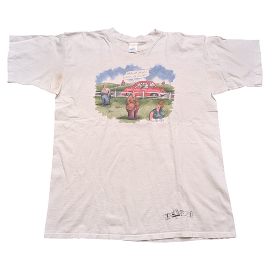 1986 The Far Side Yakity Yak Yak T shirt