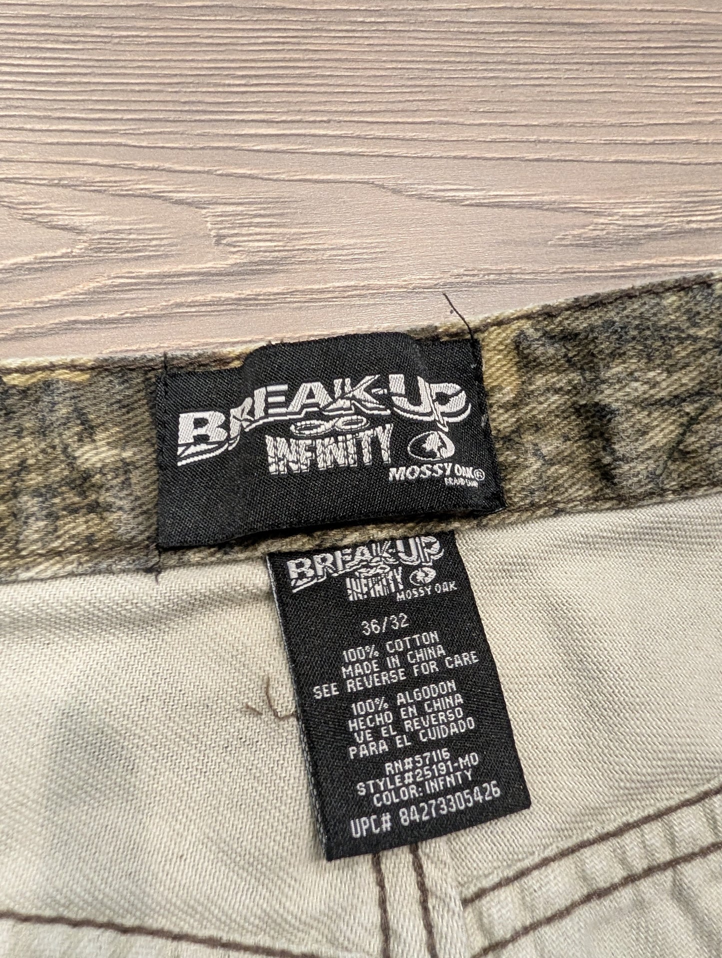 Y2K Break Up Mossy Oak Camo Pants