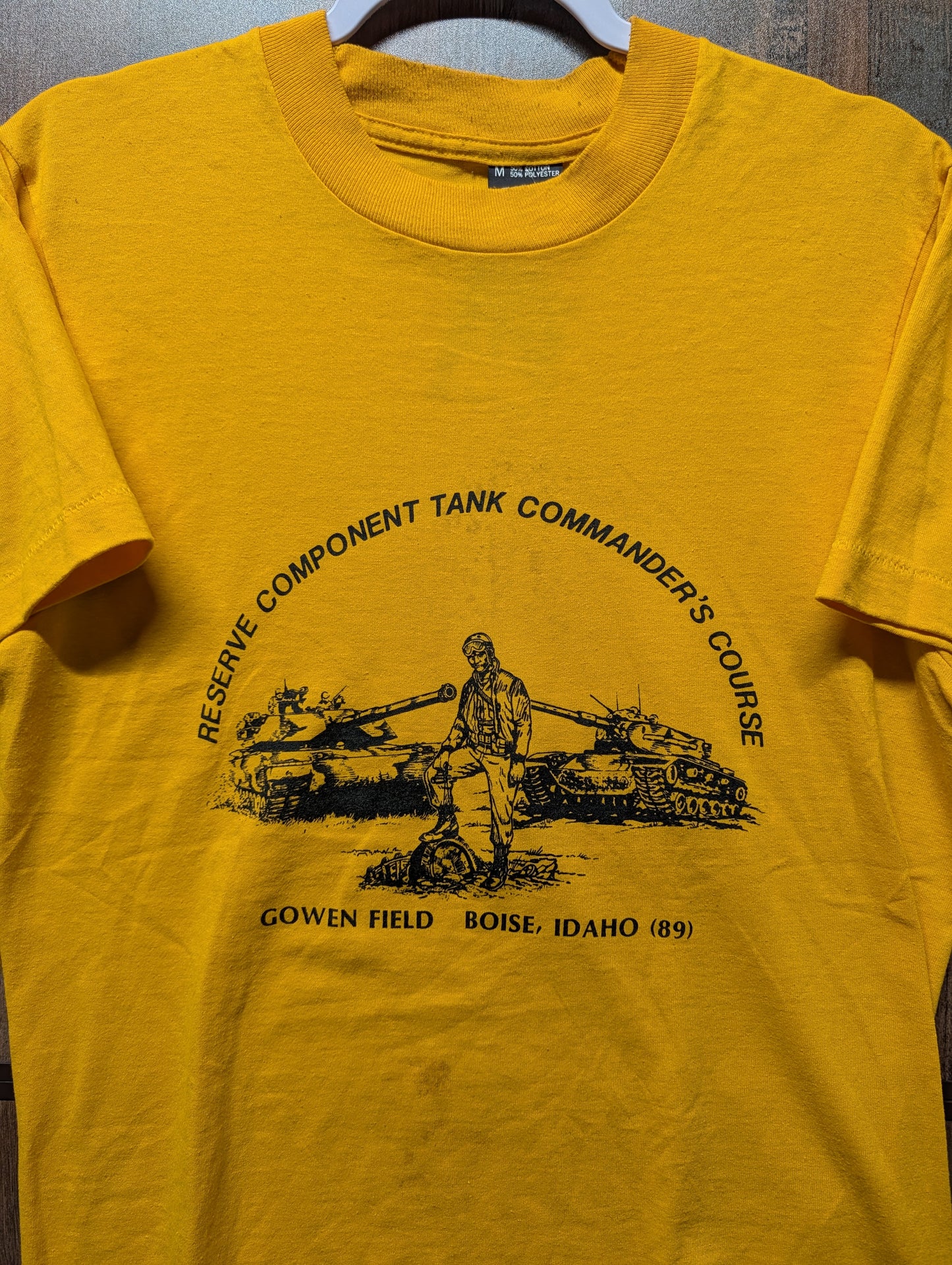 1989 Military Tank Commanders Course T Shirt