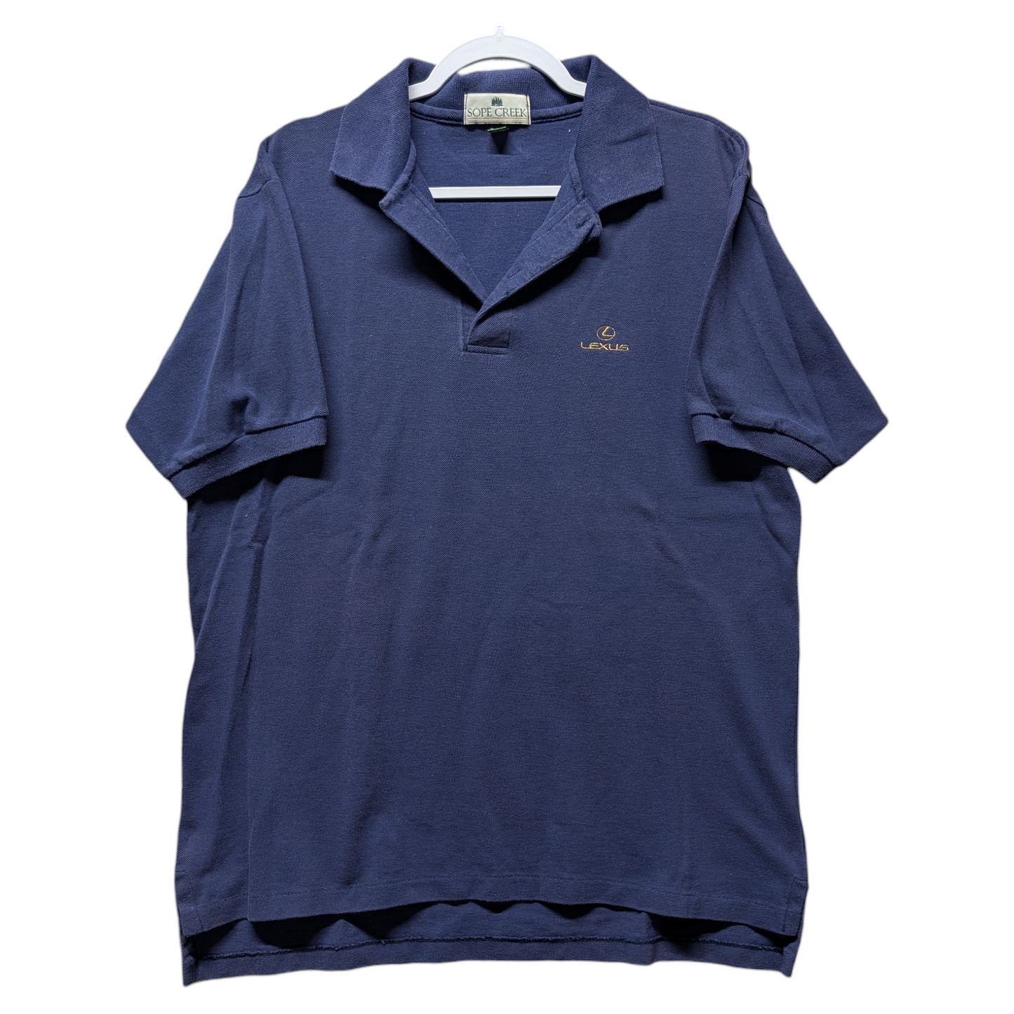 90s Lexus Embroidered Automotive Promo Golf Polo Shirt