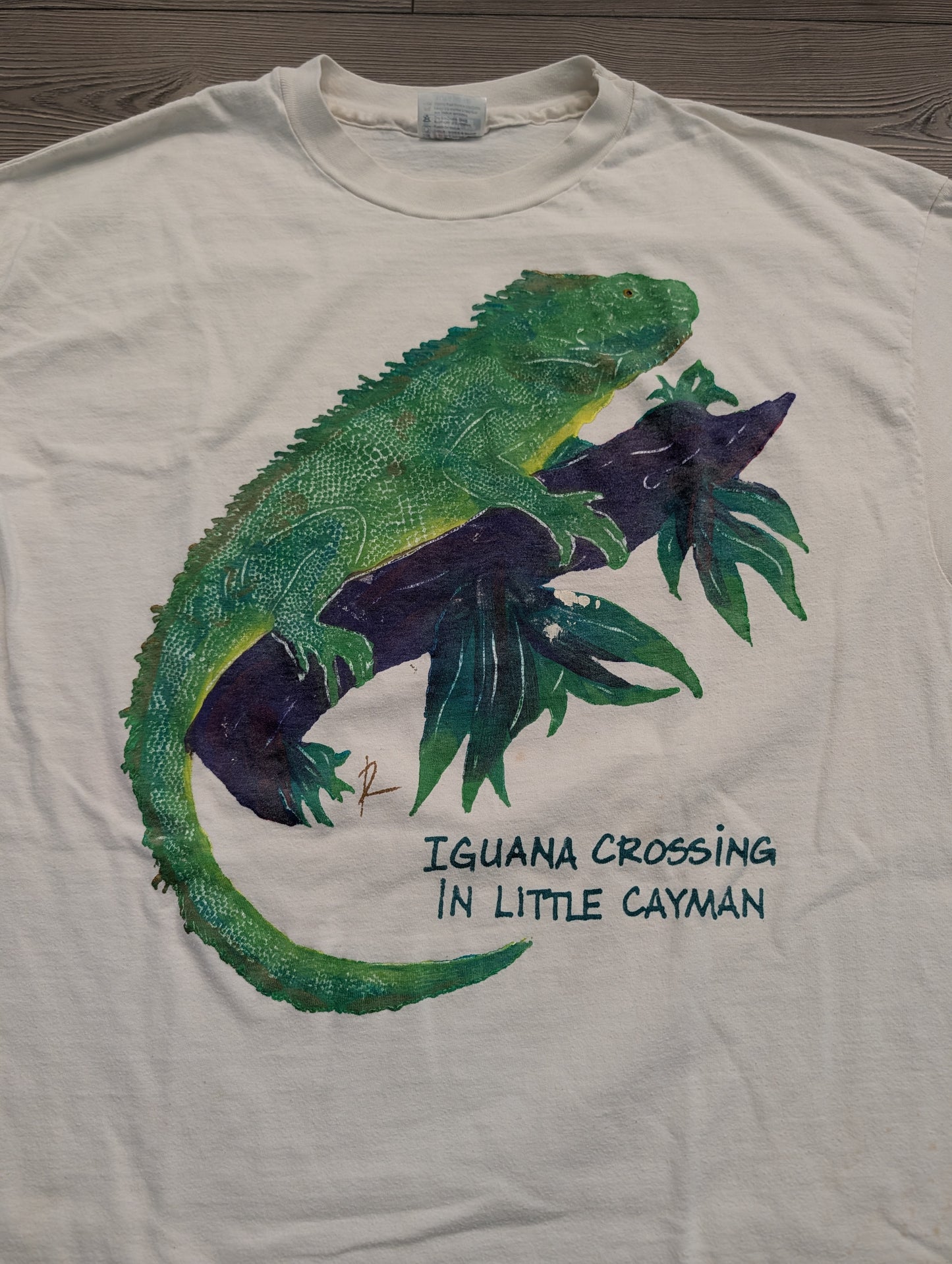 90s Iguana Crossing in Little Cayman Short-Sleeve T-shirt