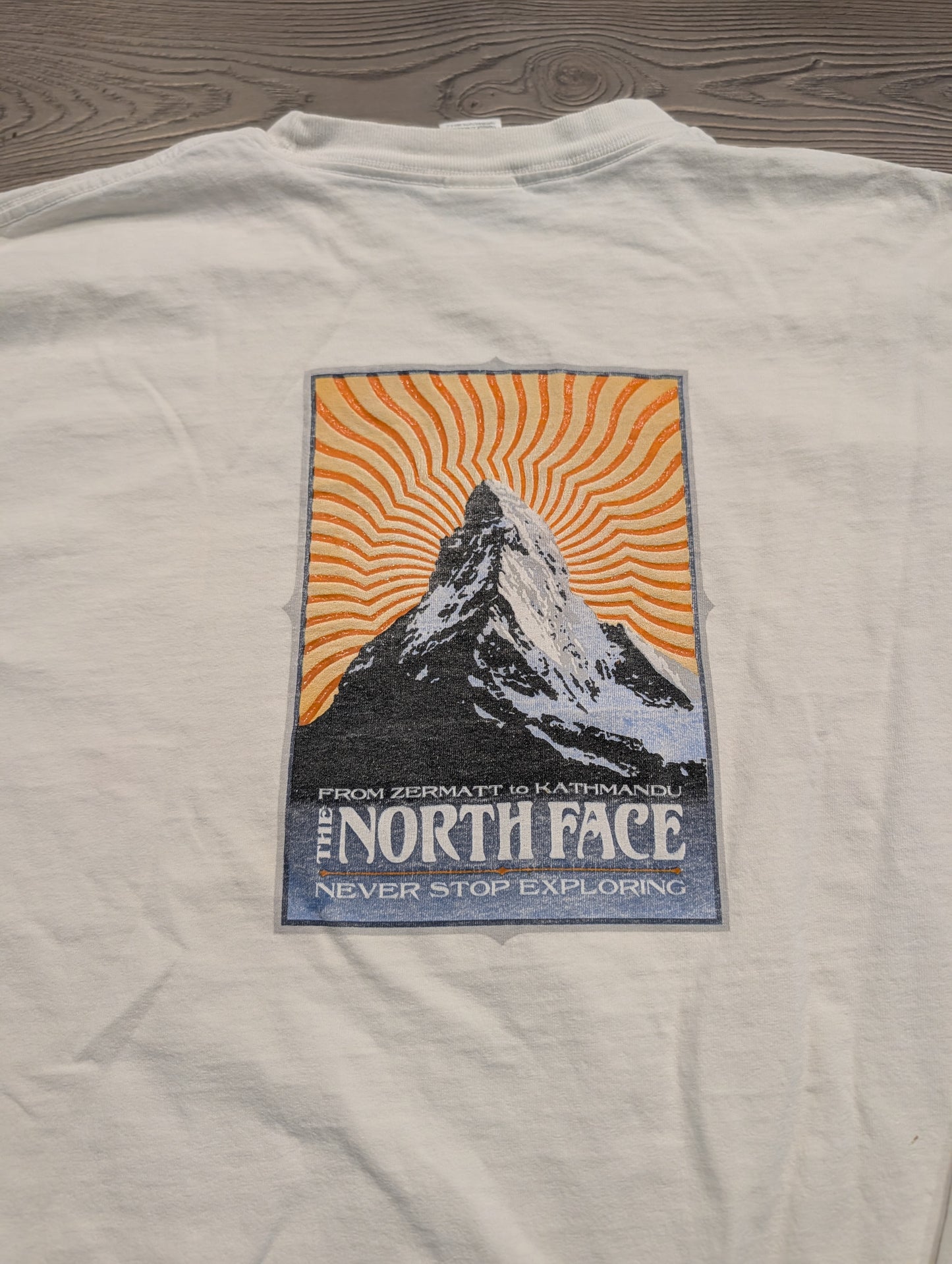 90s The North Face Never Stop Exploring Long Sleeve T Shirt