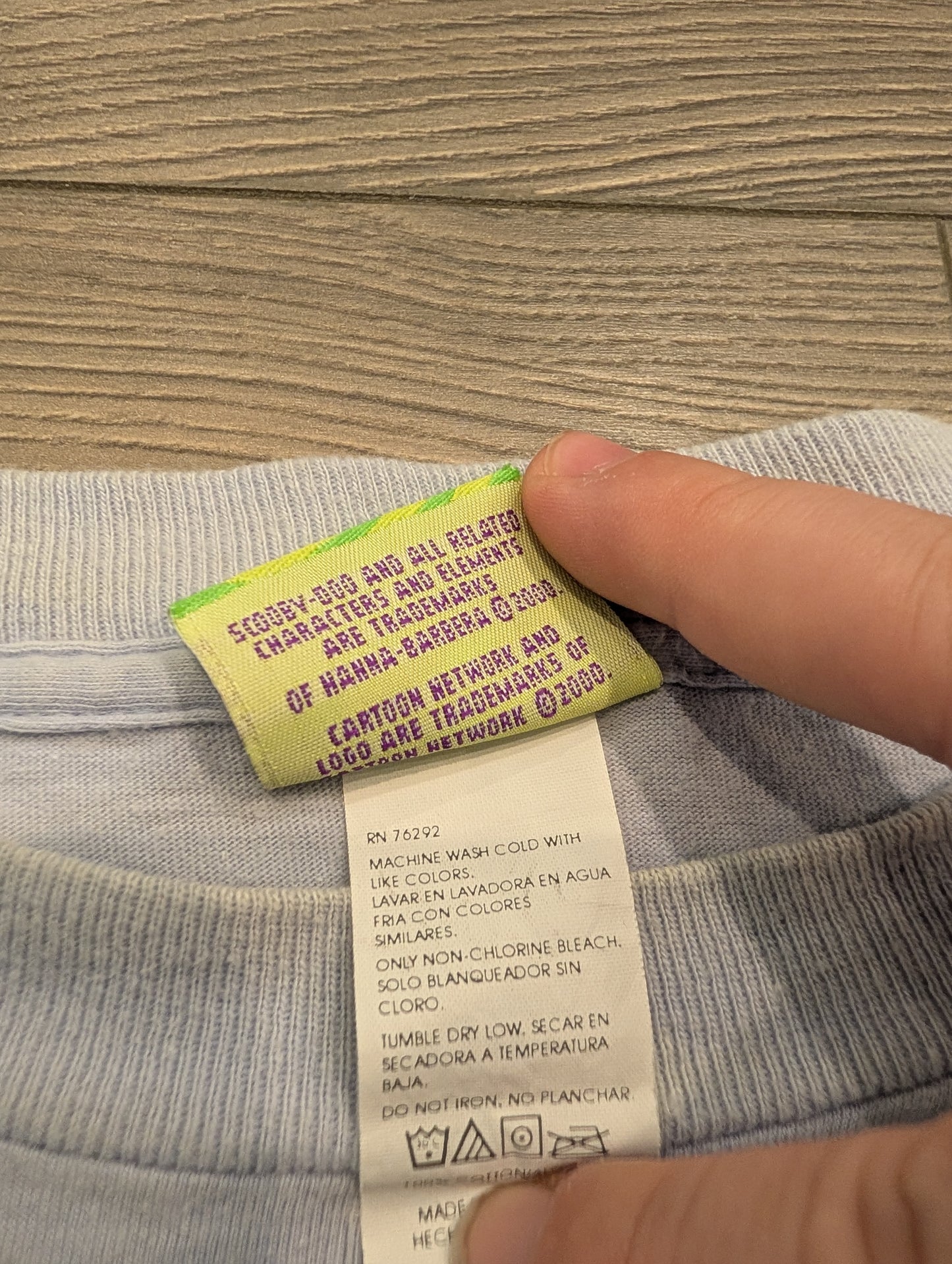 2000 Scooby-Doo Cartoon Leading a Dog's Life Night Shirt