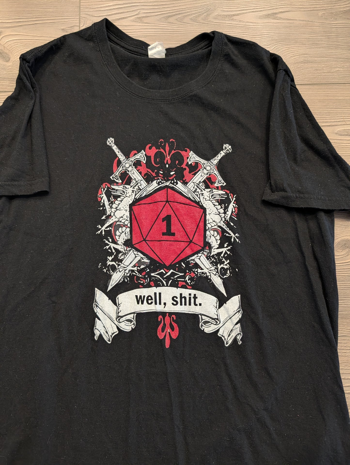 2000s Dungeons and Dragons Funny D20 T Shirt