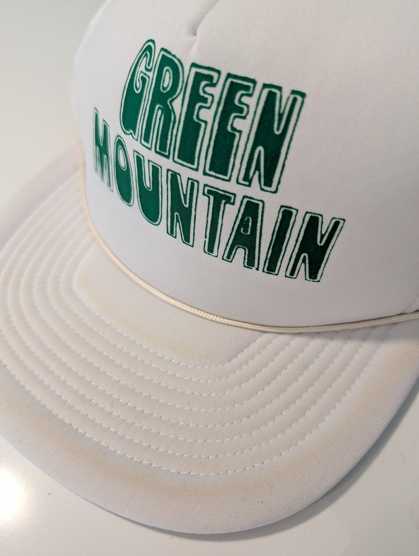 80s/90s Green Mountain Coffee Mesh Trucker Snapback