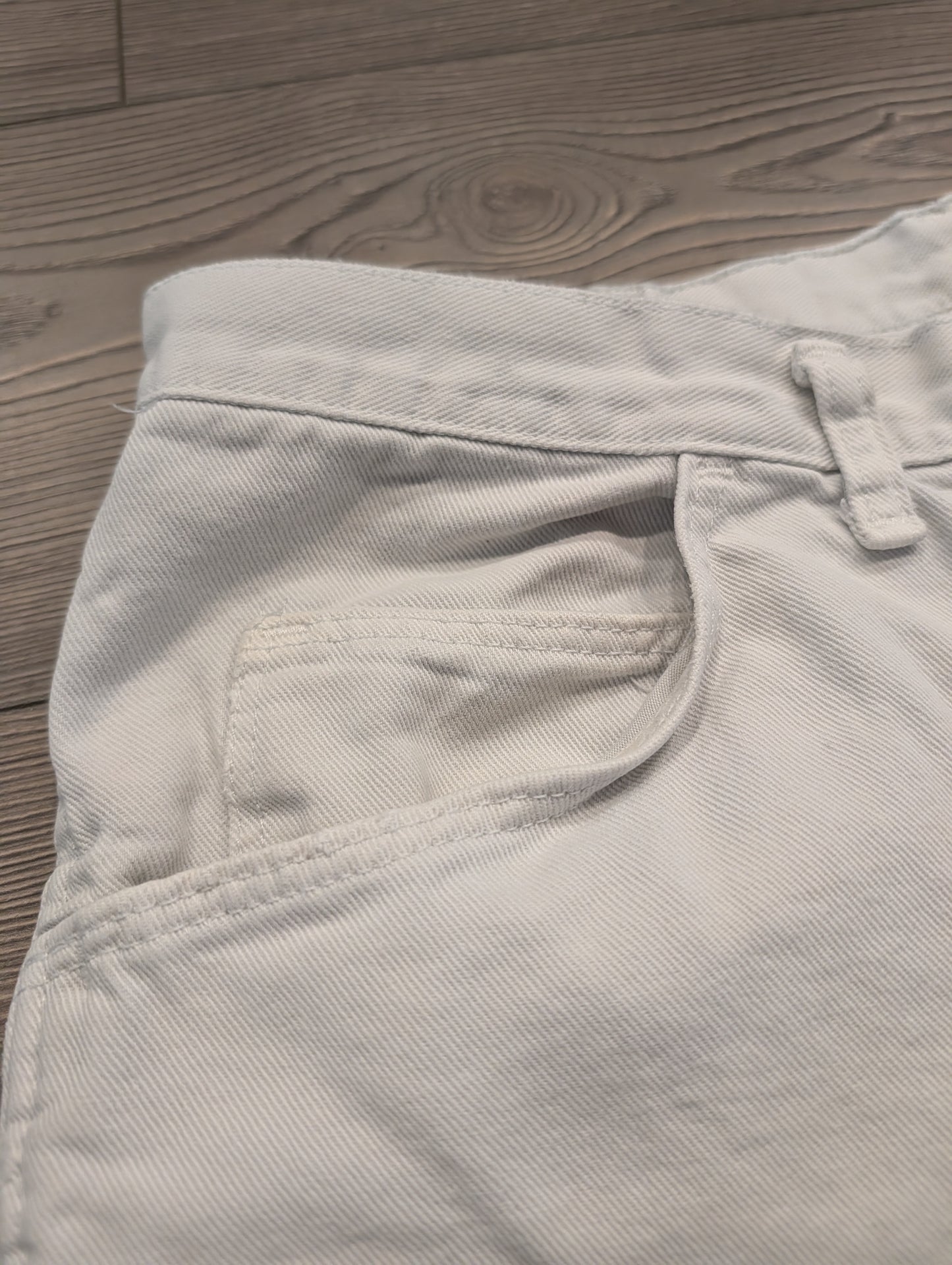 90s White Wrangler Authentic Jean Shorts