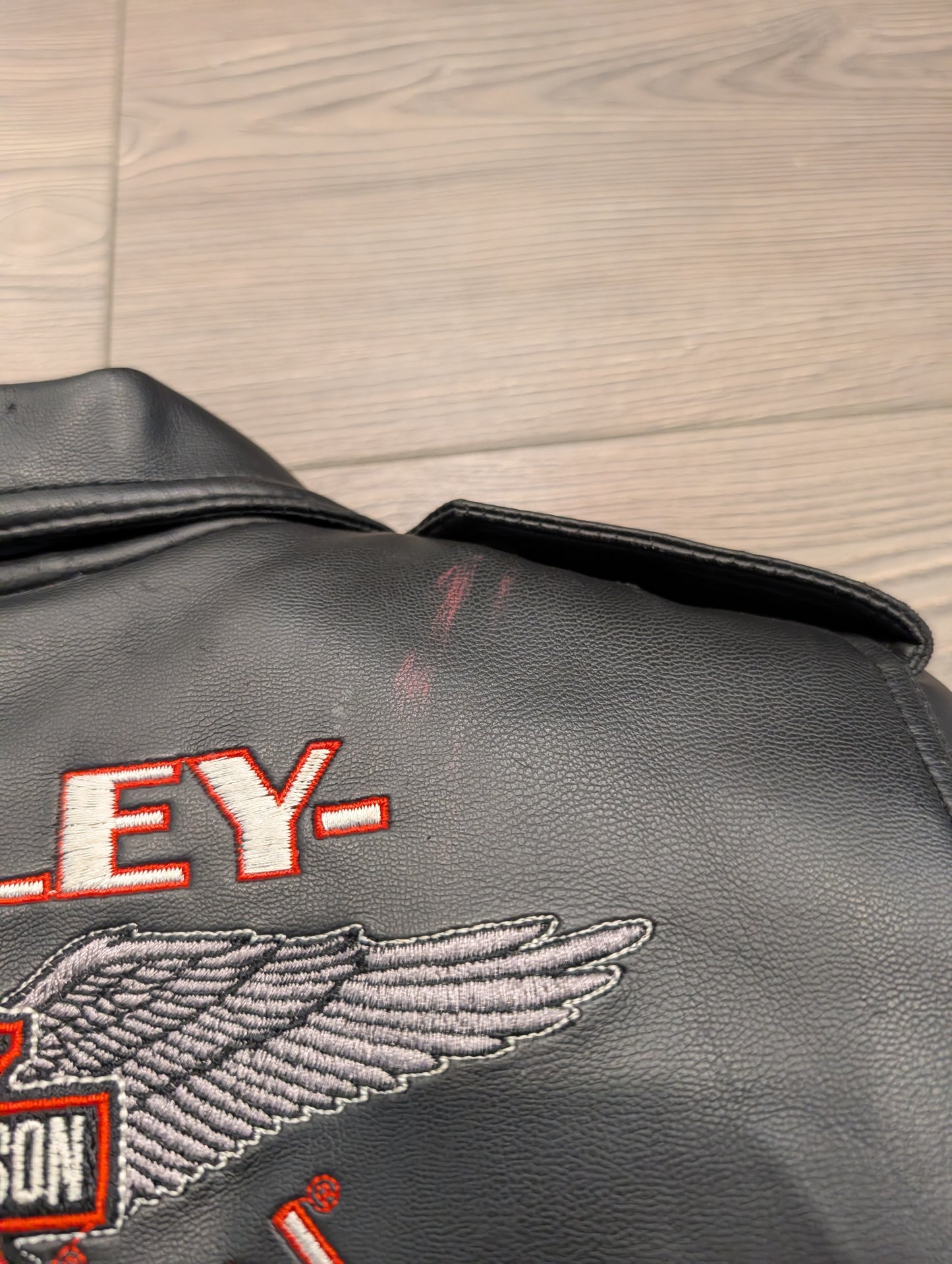 Y2K Youth Harley-Davidson Biker Jacket