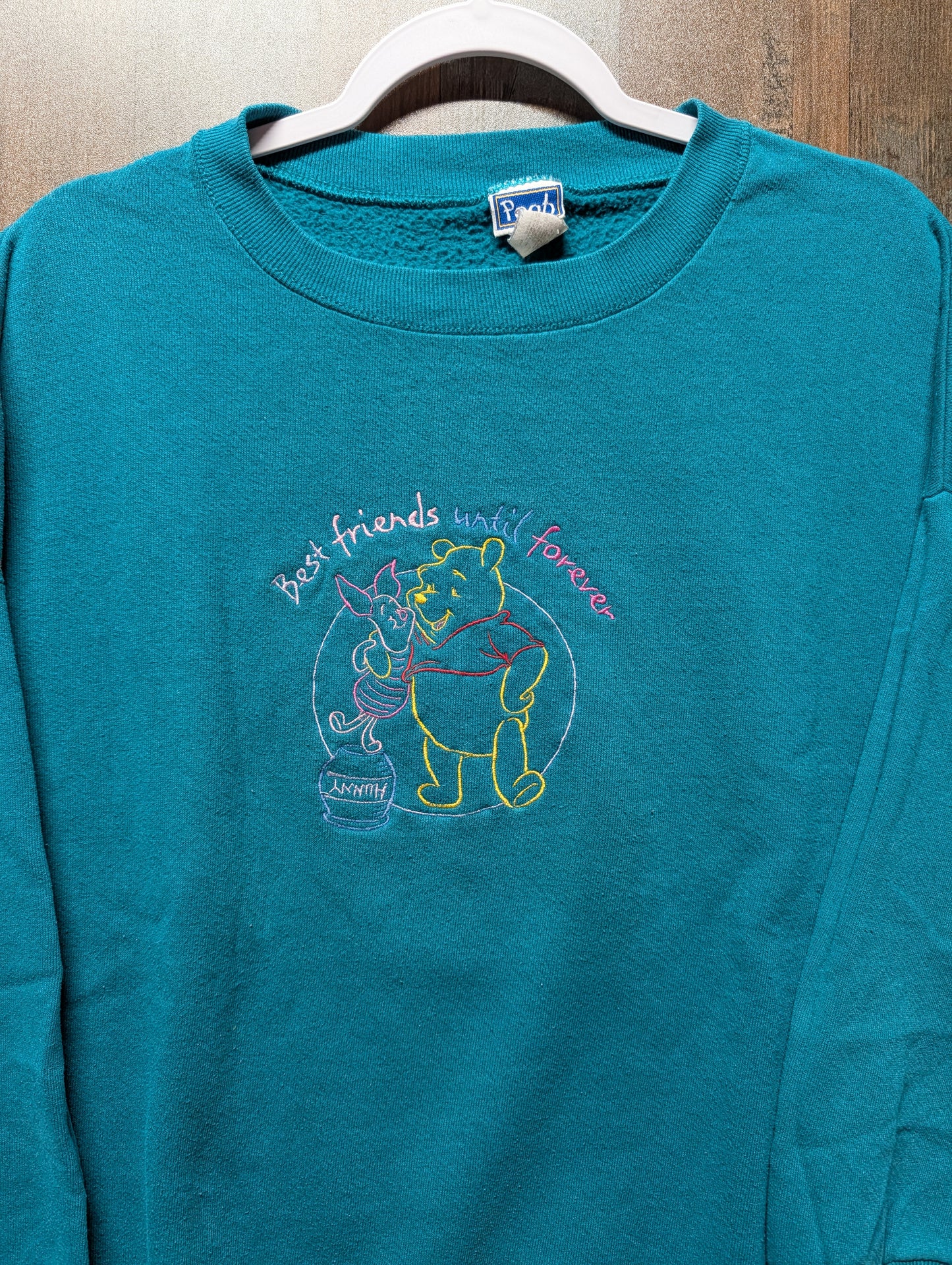 90s Best Friends Winnie the Pooh Crewneck Sweatshirt