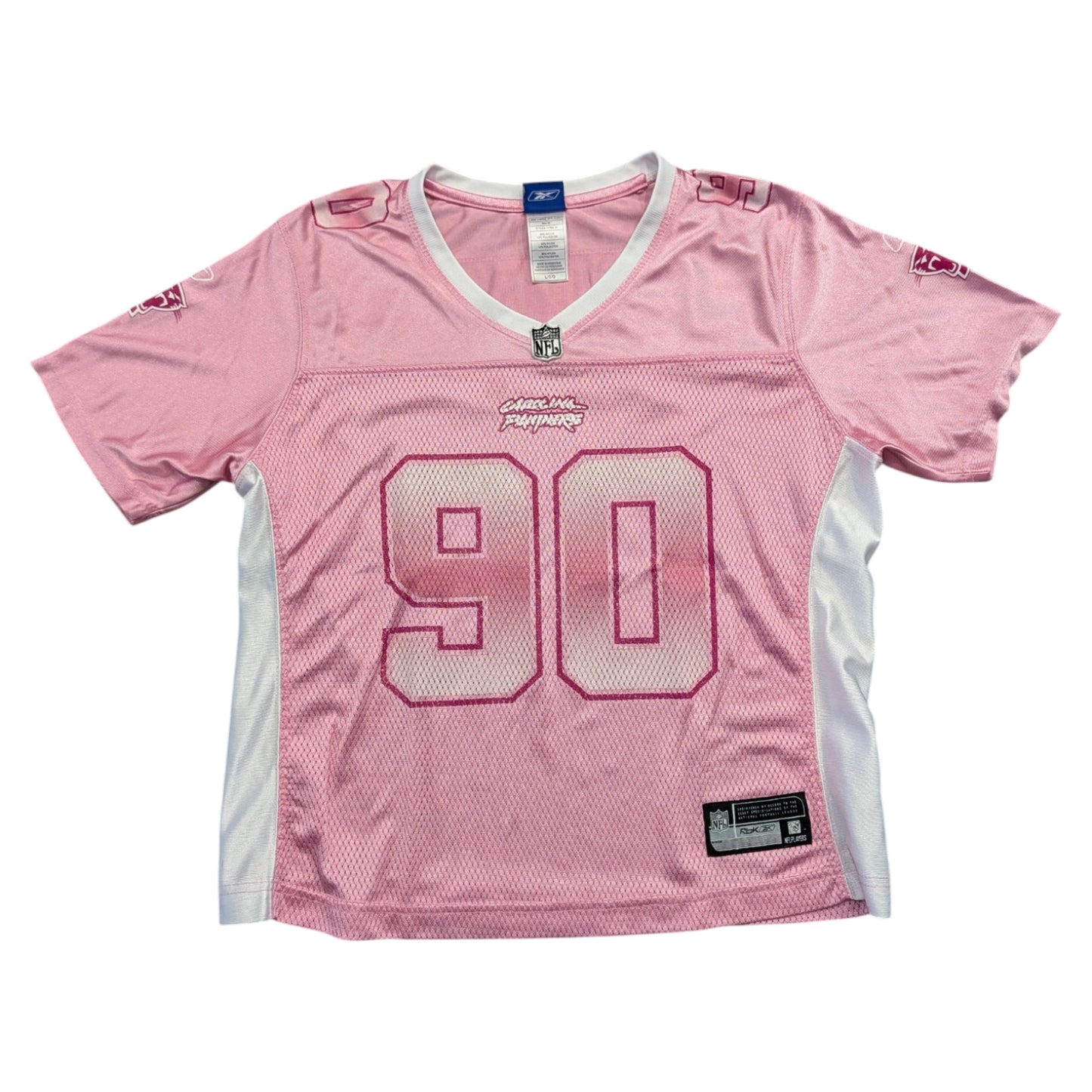 Y2k Women's Julius Peppers  NFL Carolina Panthers Jersey