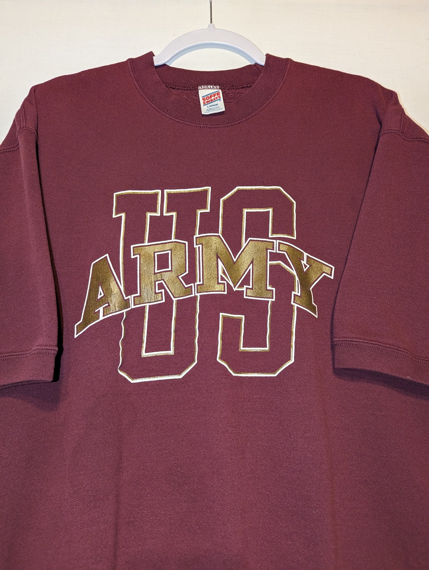 90s US Army short sleeve crewneck sweatshirt