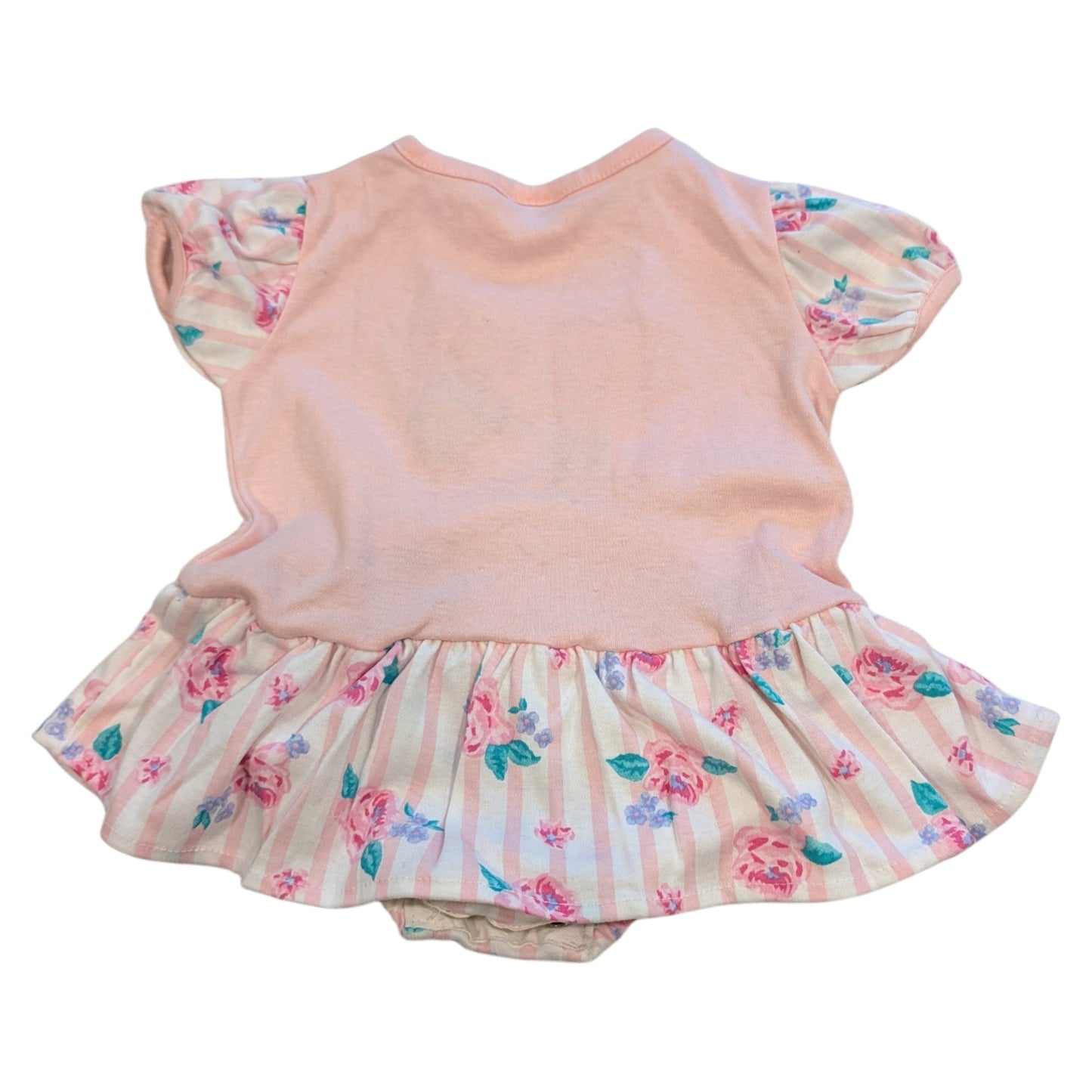 90s Youth Little Garden Girl One Piece Shirt Dress