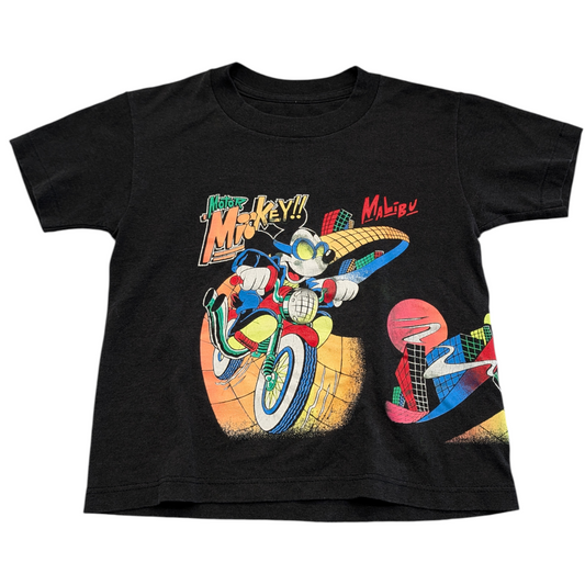 80's/90's Youth Disney's Wrap Around Graphic Motor Mickey!! T shirt