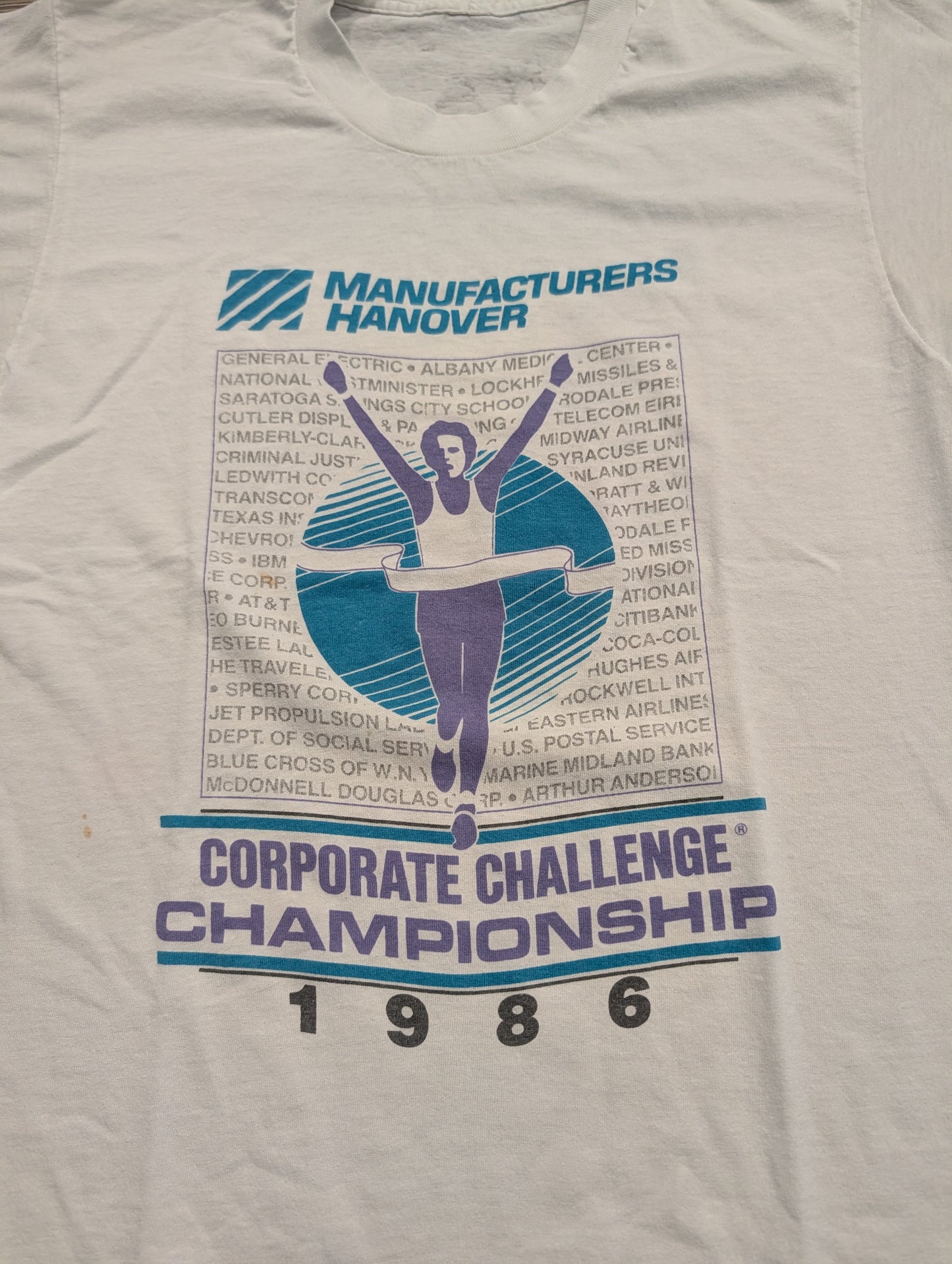 1986 Corporate Challenge Championship T Shirt