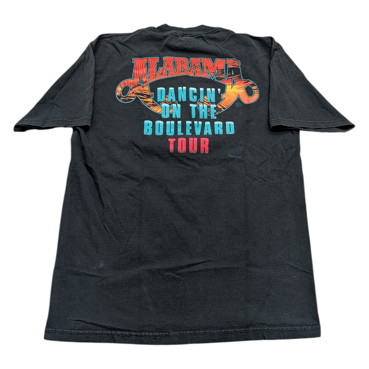 1997 Alabama's  Dancin' on the Boulevard Tour T shirt