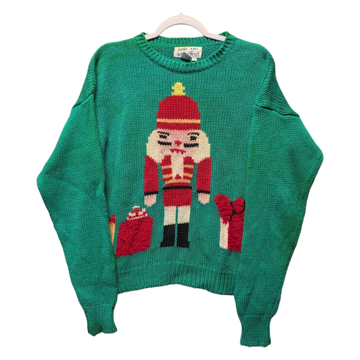 80s / 90s Nut Cracker Knit Christmas Sweater