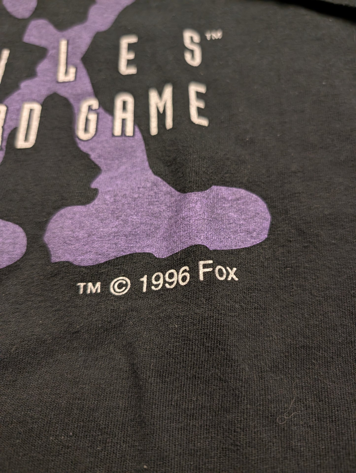 1996 Fox The X Files Collectable Card Game T shirt