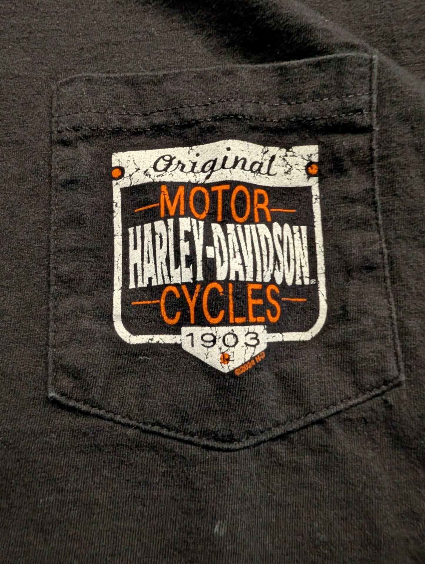 2023 Harley-Davidson Motor Cycle Chunky River Meridean Mississippi T shirt