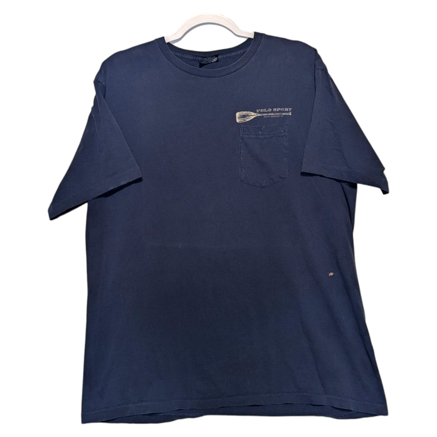 90s Polo Sport Catch and Release pocket t shirt