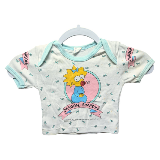 1990 Maggie Simpson Baby Youth T shirt