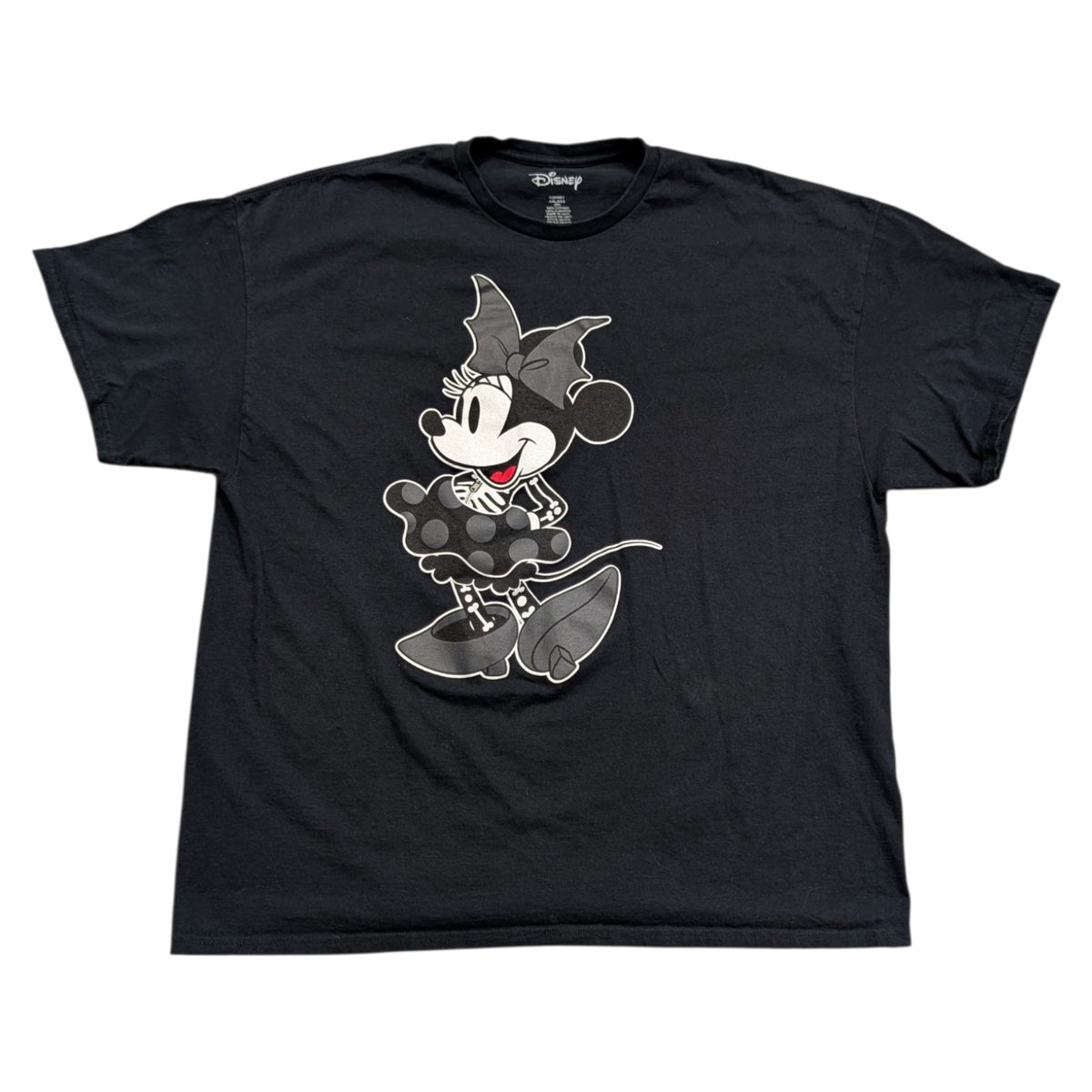 Disney Women's Halloween Skeleton Minnie Mouse T-shirt