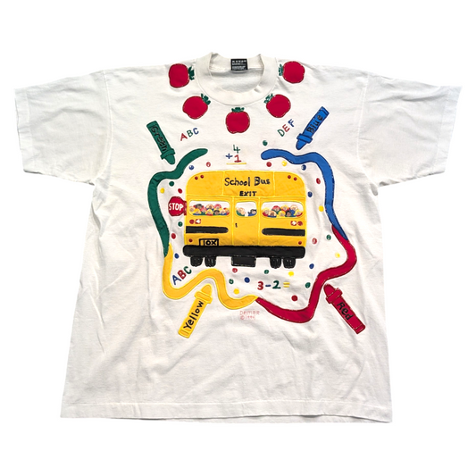 1994 Elementary School Art Themed Puffy Paint T shirt