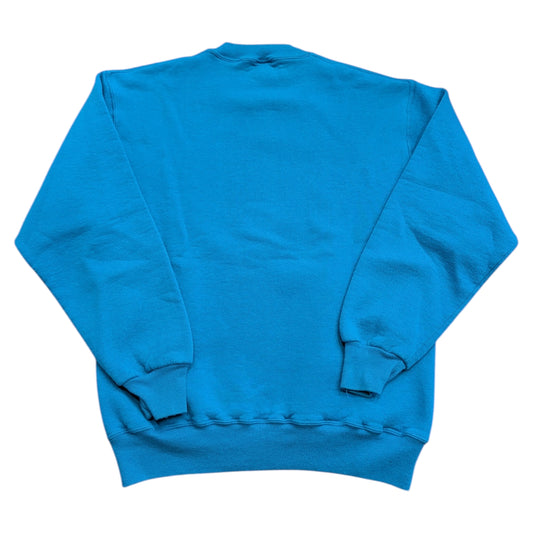 80s/90s Russell Athletic Solid Blue CrewNeck Sweatshirt