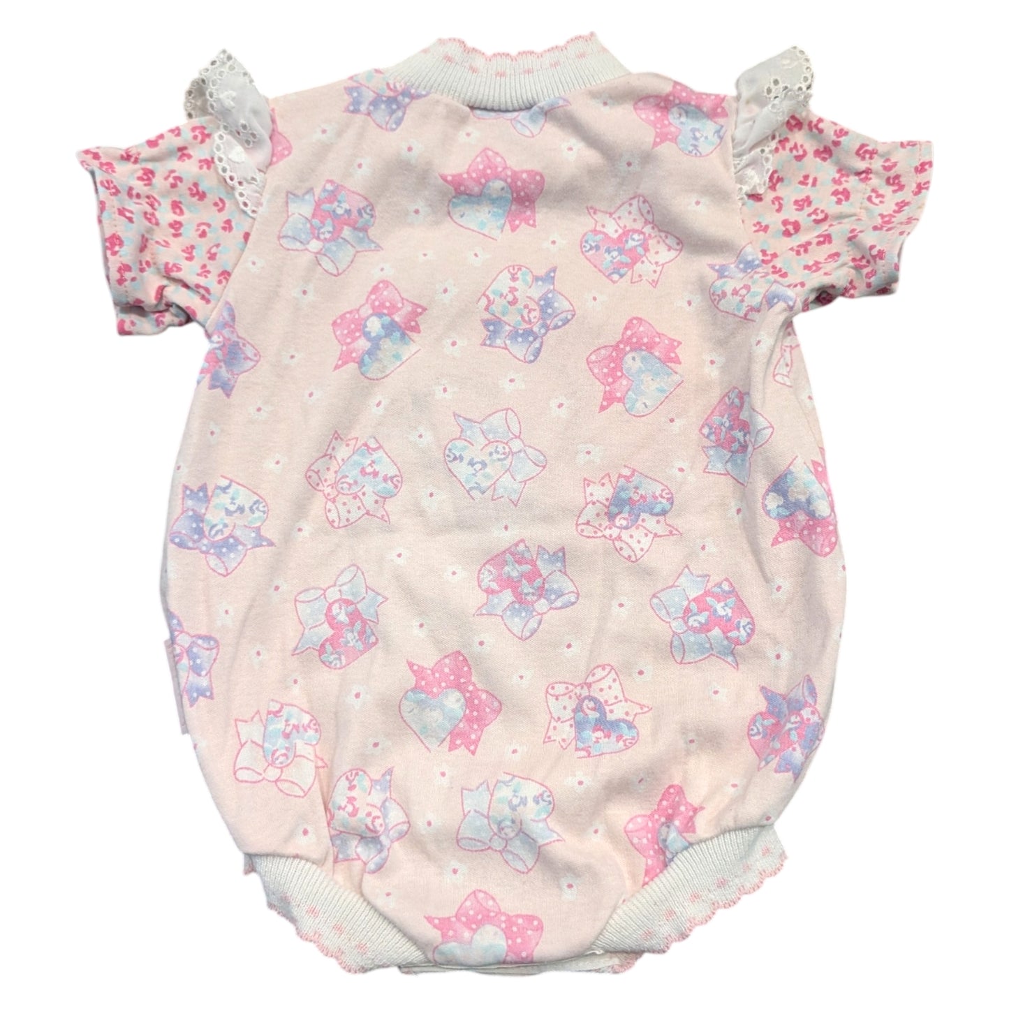 90s Youth Health-tex Puppy and Hearts One Piece