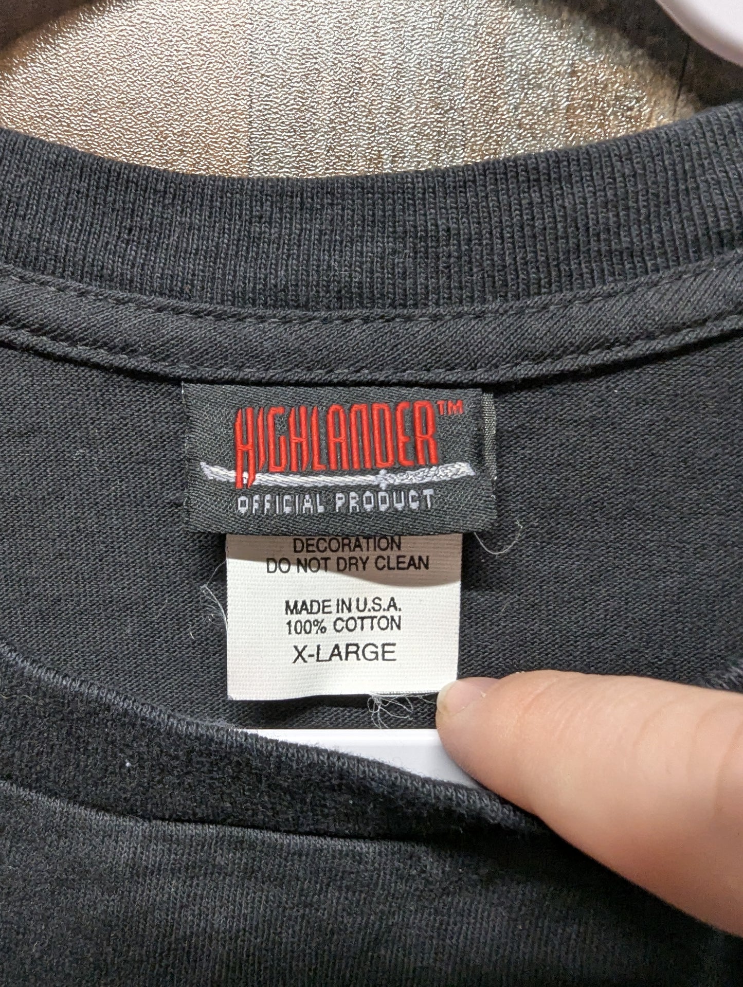 1998 Methos Highlander TV Promo T Shirt